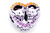PANDORA Disney Sparkling Simba & Nala Heart Charm - 798044NPRMX PANDORA Disney Sparkling Simba & Nala Heart Charm - 798044NPRMX