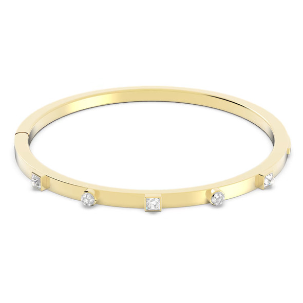 Swarovski Thrilling Bangle - Small - White - Gold-Tone Plated 5567050