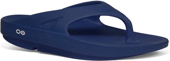 OOFOS Unisex Ooriginal Thong Flip Flop Navy Jacob Time Inc