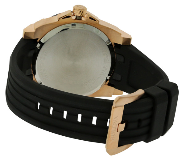 Bulova Precisionist Rubber Mens Watch 98B152