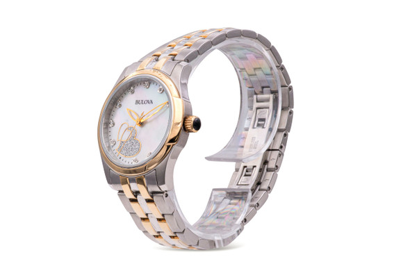 Bulova Classic Two-Tone Diamond Ladies Watch 98P152