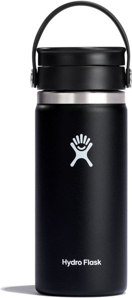 Hydro Flask Wide Mouth with Flex Sip Lid - Insulated 16 Oz Water Bottle Travel Cup Coffee Mug