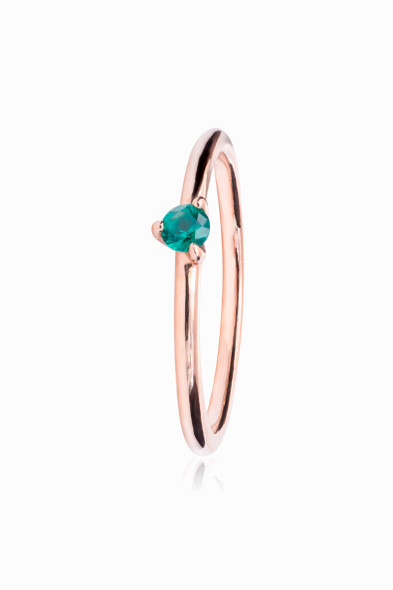Pandora Rose Green Solitaire Ring 189259C05-50