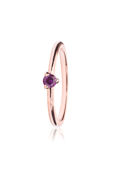 Pandora Rose Purple Solitaire Ring - 189259C06-56