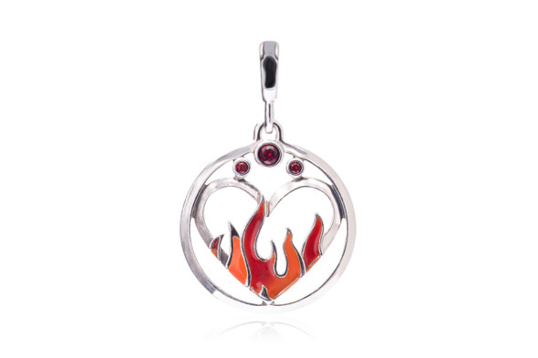 Pandora ME Fire Inside Medallion 799674C01