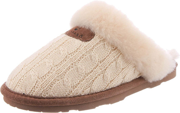 BEARPAW Womens Effie Sheepskin Slipper1