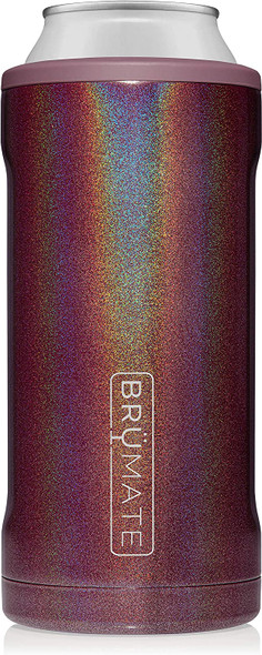 Brumate Hopsulator Juggernaut Insulated 24/25oz Can-Cooler - Glitter Merlot HJ25GML