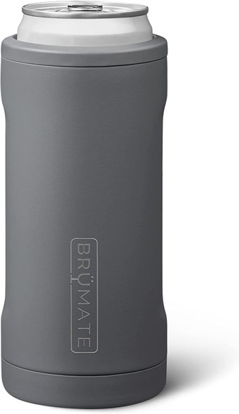 Brumate Hopsulator Slim Insulated Slim Can-Cooler - Matte Gray HS12MGR