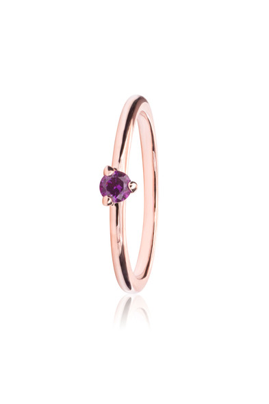 Pandora Rose Purple Solitaire Ring - 189259C06-54
