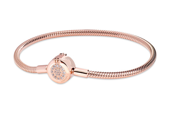 Pandora Moments Sparkling Crown O Snake Chain Bracelet 589046C01-17