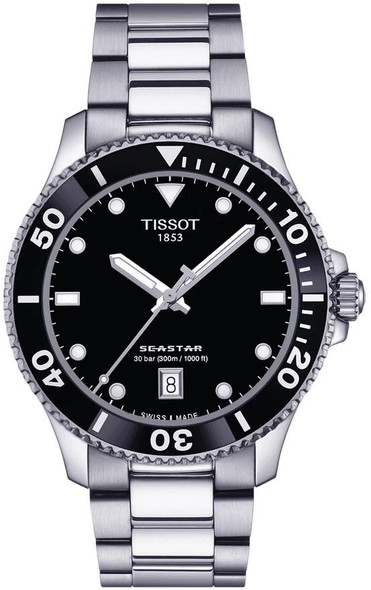 Tissot Seastar 1000 Stainless Steel Mens Watch T1204101105100