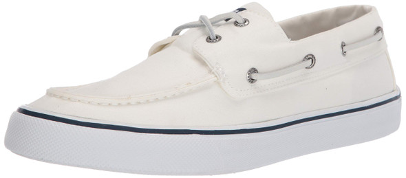 Sperry Mens Bahama II Boat Shoe - SW White - Size 8.5 STS22016-8.5