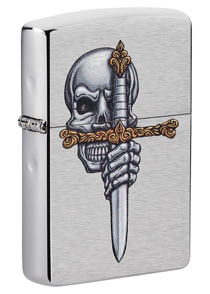 Zippo Sword Skull Design Lighter 49488