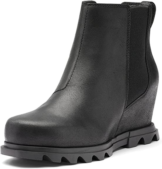 Sorel Womens Joan Of Arctic Wedge III Lexie Bootie - Black/Jet