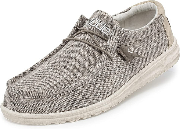 Hey Dude Mens Wally Woven Loafer - Beige