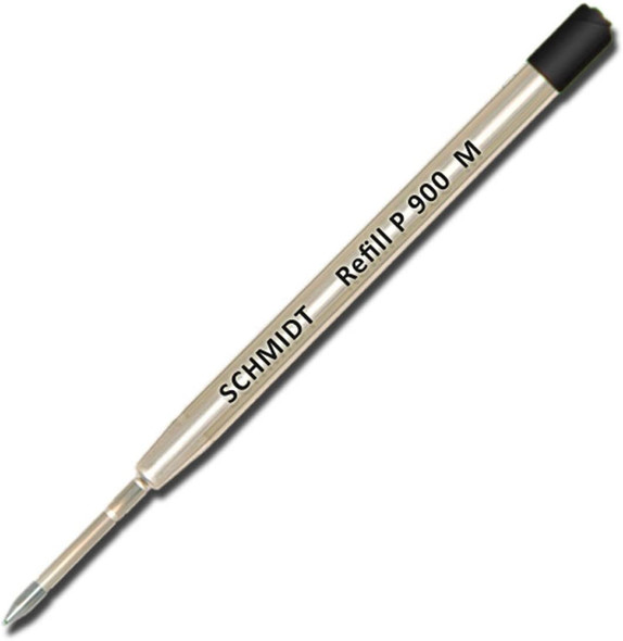 Schmidt Ball Point Refill - Black Ink Medium Schmidt P900 Parker Style - 4 Pack 4PACK-BL