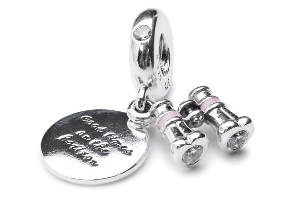 PANDORA Heart Binoculars Charm Dangle 798062CZ