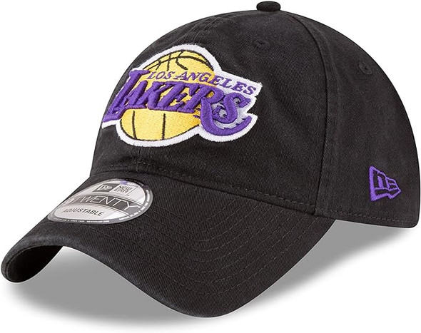 New Era 9Twenty NBA LA Lakers Core Classic Cap - Adjustable - Black 11416768