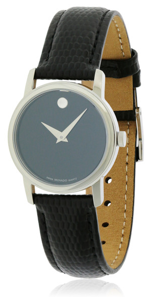 Movado Museum Leather Ladies Watch 2100004