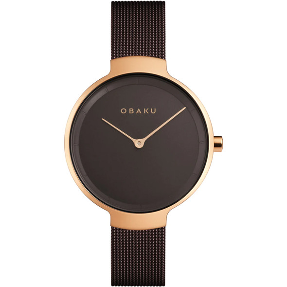 Obaku Walnut Ladies Watch V231LXVNMN