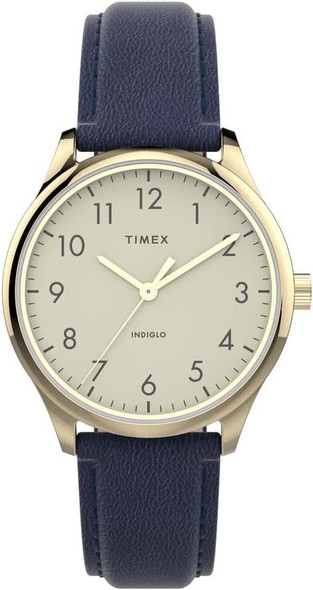 Timex Easy Reader Leather Ladies Watch TW2V36200