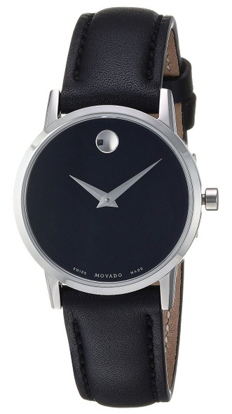 Movado Museum Classic Leather Ladies Watch 0607274