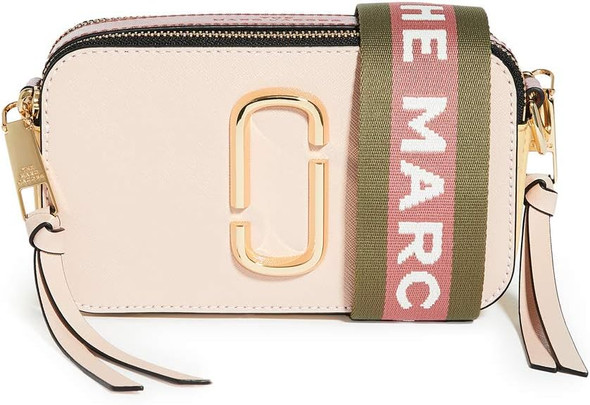 Marc Jacobs Womens The Snapshot Crossbody Bag - New Sandcastle