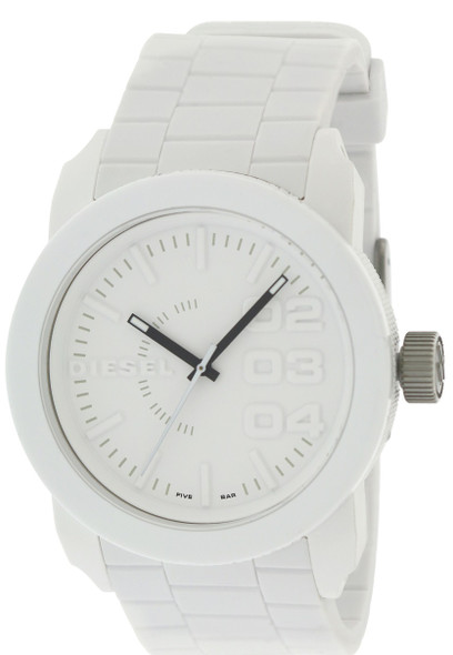Diesel White Silicone Mens   Watch DZ1436