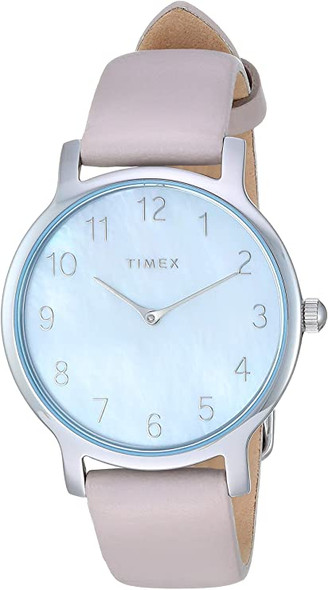 Timex Metropolitan Leather Ladies Watch TW2T35900