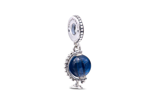 Pandora Blue Globe Dangle Charm 799430C01