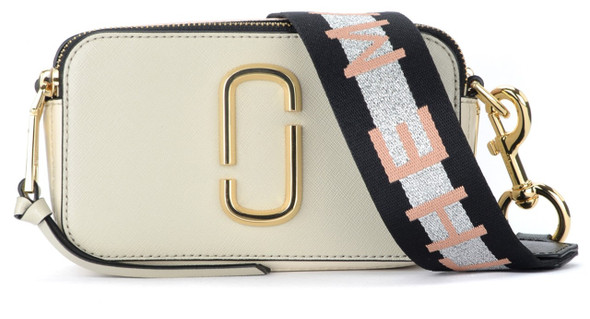 Marc Jacobs The Snapshot Crossbody Bag - Wolf Grey Multi M0014146