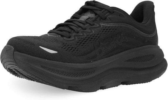 HOKA ONE Bondi 8 Womens Running Shoes - Black - Jacob Time Inc