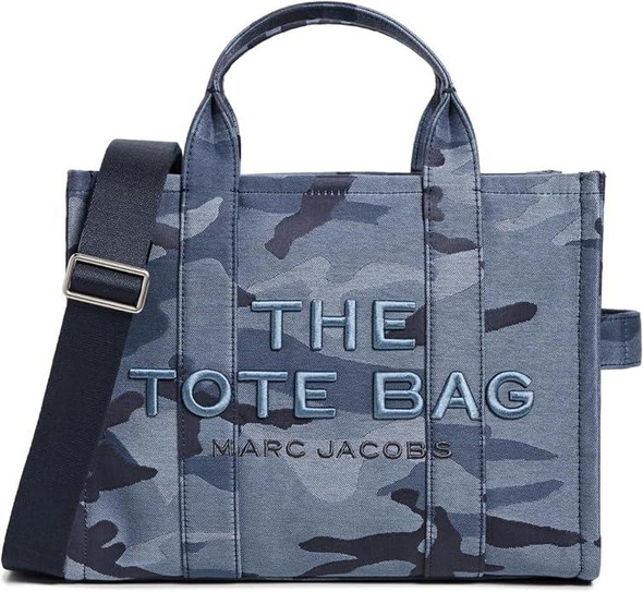 Marc Jacobs The Deconstructed Denim Medium Tote Bag - Indigo Multi