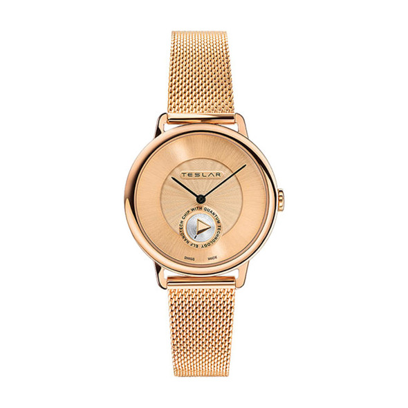 Teslar Re Balance T-1 Rose Gold-Tone Ladies Watch 19 WTTK005