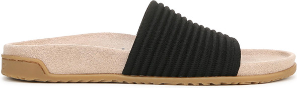 Vionic Womens Evie Knit Slide Sandal - Black
