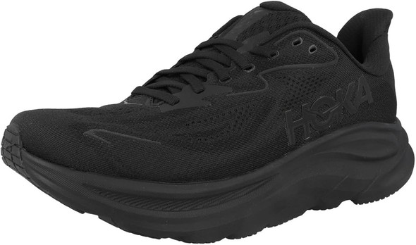 Hoka One Mens Clifton 10 Road Running Shoes - Black