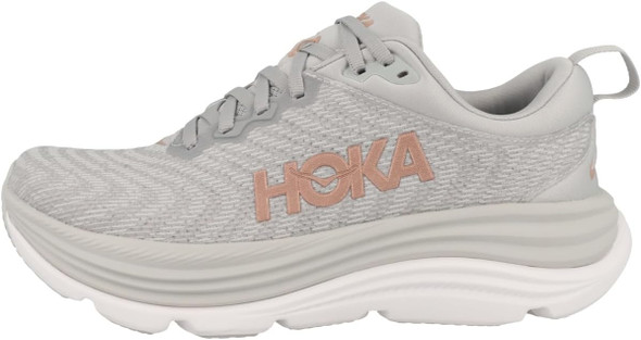 Hoka Womens Gaviota 5 Running Shoes - Harbor Mist/Rose Gold