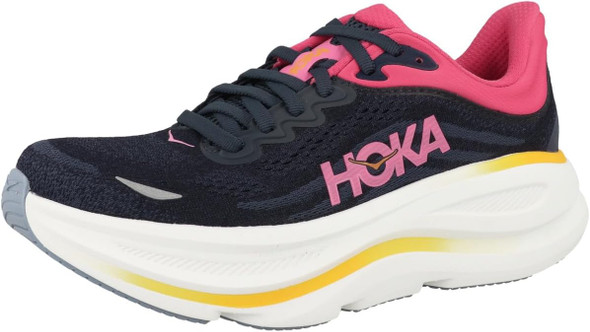 Hoka Bondi 9 Womens Running Shoe - Varsity Navy/Nautical Dusk