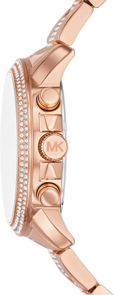 Michael Kors Oversized Brynn Pave Rose Gold-Tone Ladies Watch MK7505