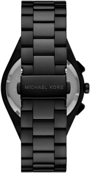 Michael Kors Lennox Chronograph Black Stainless Steel Mens Watch MK9146