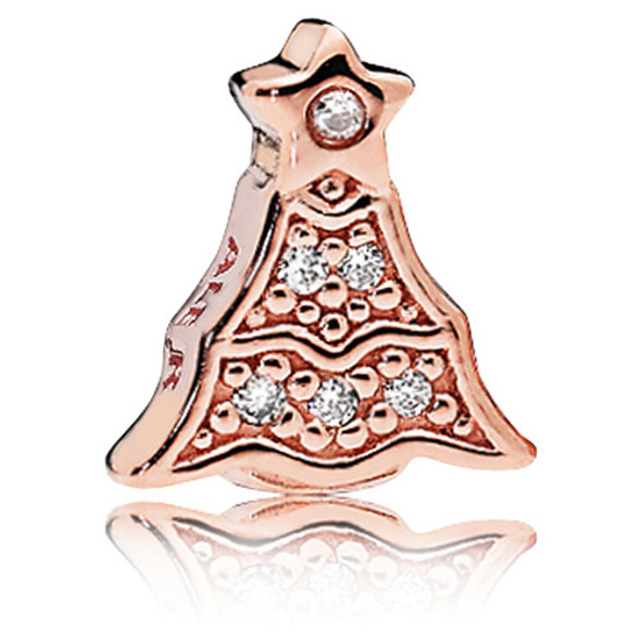 PANDORA Rose Twinkling Christmas Tree Petite Charm - 786399CZ