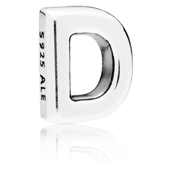 Pandora Letter D Petite Silver Petite Element 797321