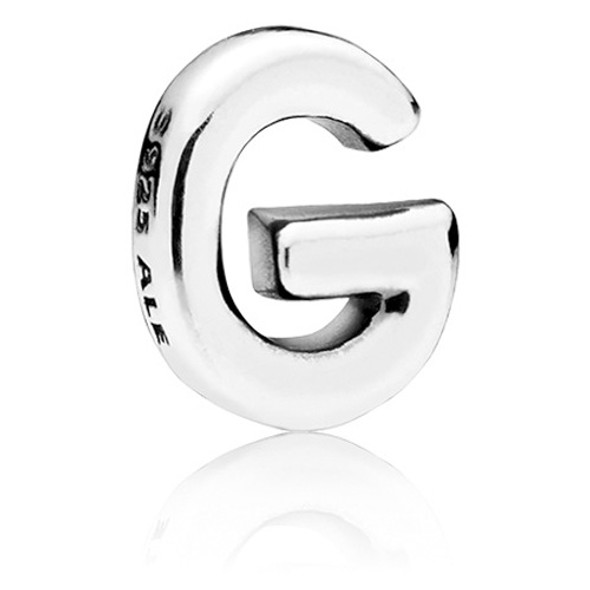 Pandora Letter G Petite Silver Petite Element 797325