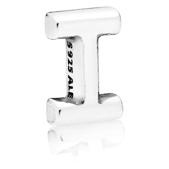 Pandora Letter I Petite Silver Petite Element 797327