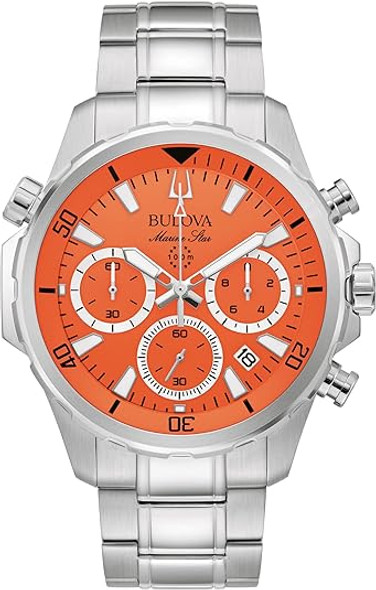 Bulova Marine Star Chronograph Mens Watch 96B395