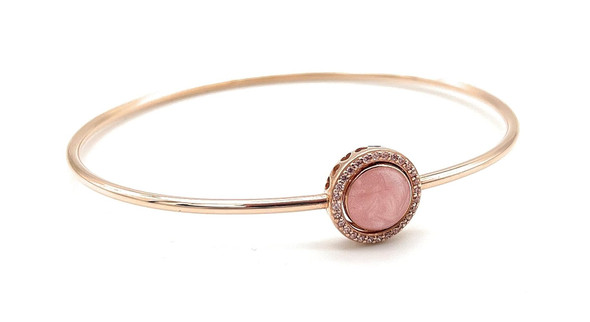 Pandora Pink Swirl Bangle 589287C01-3