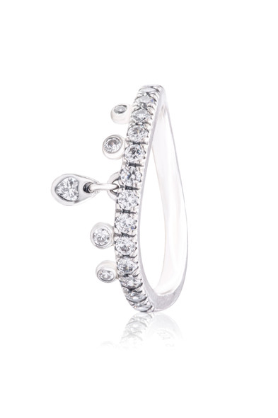 Pandora Chandelier Droplet Dangle Ring 197108CZ-54