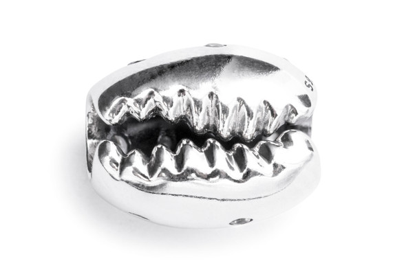 PANDORA Sparkling Coffee Bean Shell Charm 798131CZ
