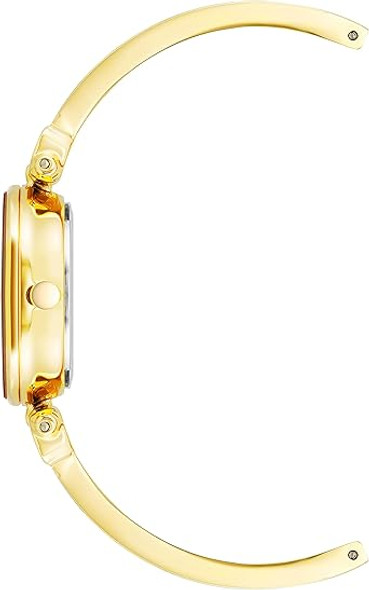 Anne Klein Genuine Diamond Dial Bangle Ladies Watch AK/1980RDGB