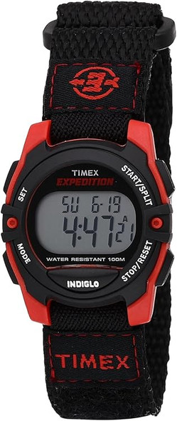 Timex Expedition CAT Midsize Black/Red Unisex Digital Watch T49956